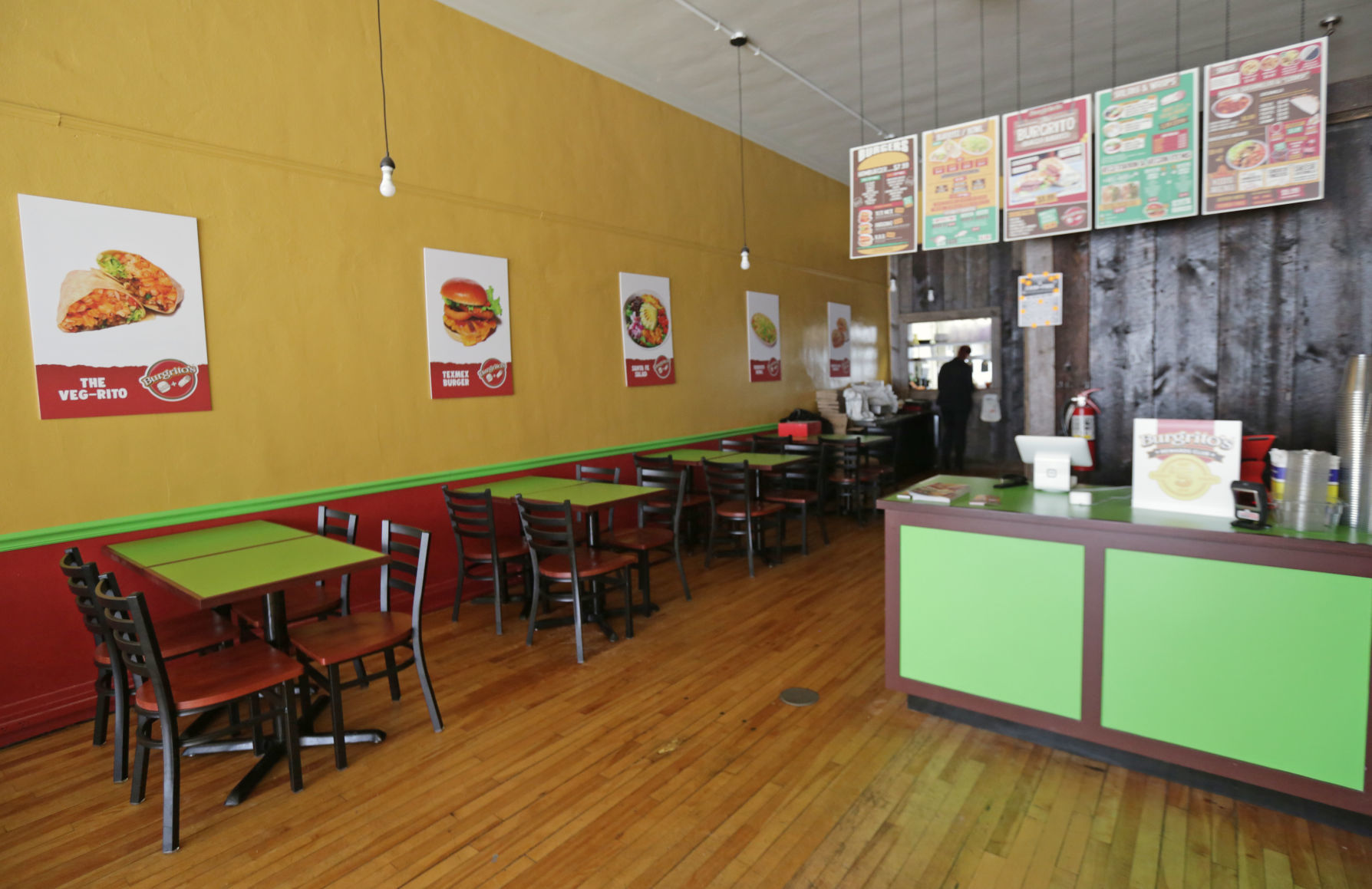 Burgrito's interior